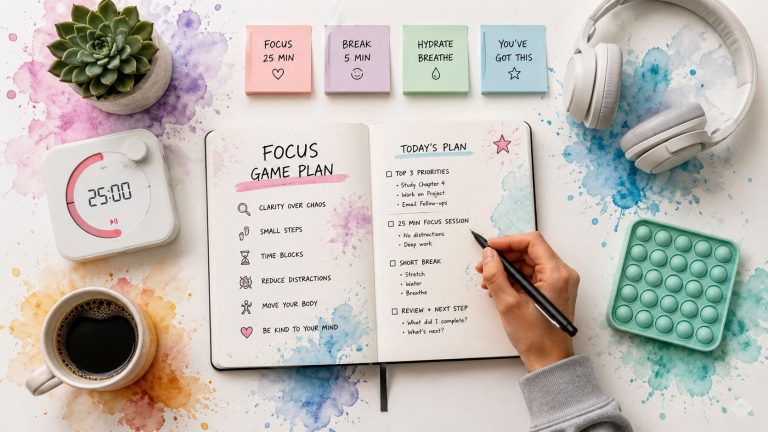 10 Focus Tips for ADHD That Calm Anxiety