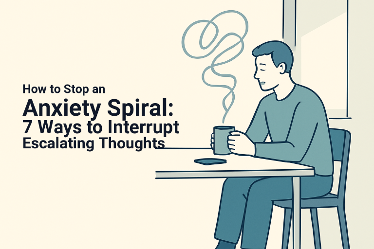 How to Stop an Anxiety Spiral: 7 Ways to Interrupt Escalating Thoughts