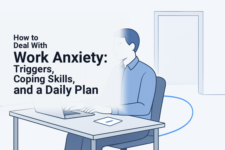 How to Deal With Work Anxiety: Triggers, Coping Skills, and a Daily Plan
