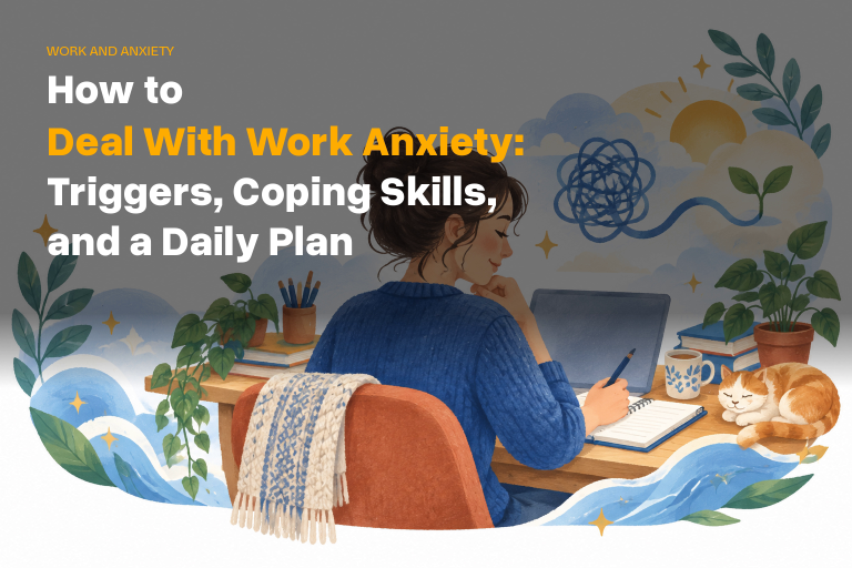 How to Deal With Work Anxiety: Triggers, Coping Skills, and a Daily Plan