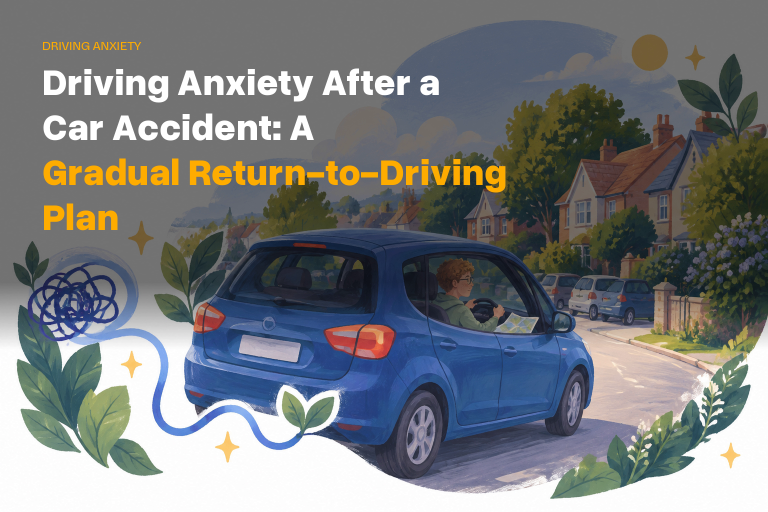 Driving Anxiety After a Car Accident: A Gradual Return-to-Driving Plan