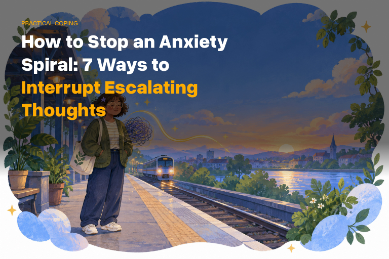How to Stop an Anxiety Spiral: 7 Ways to Interrupt Escalating Thoughts