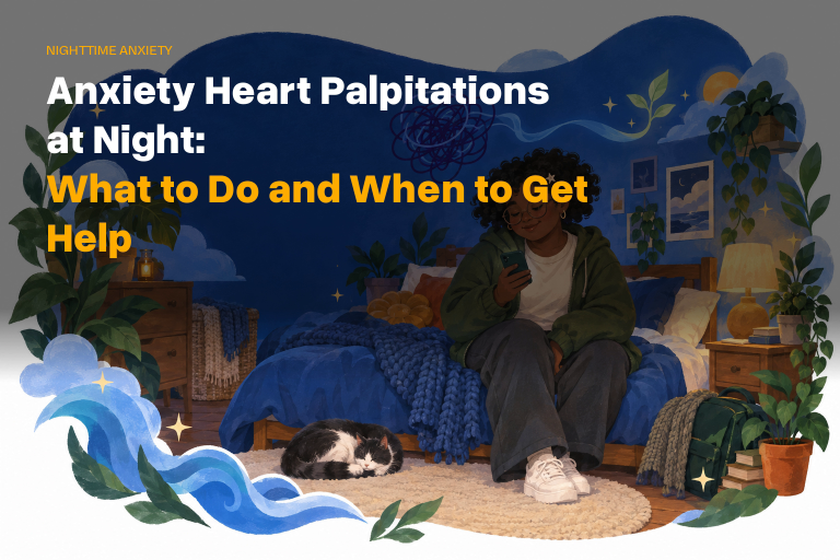 Anxiety Heart Palpitations at Night: What to Do and When to Get Help
