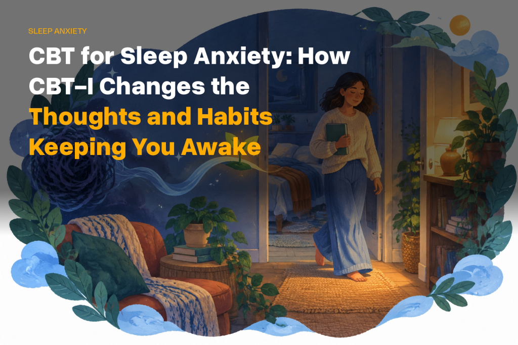 CBT for Sleep Anxiety: How CBT-I Changes the Thoughts and Habits Keeping You Awake