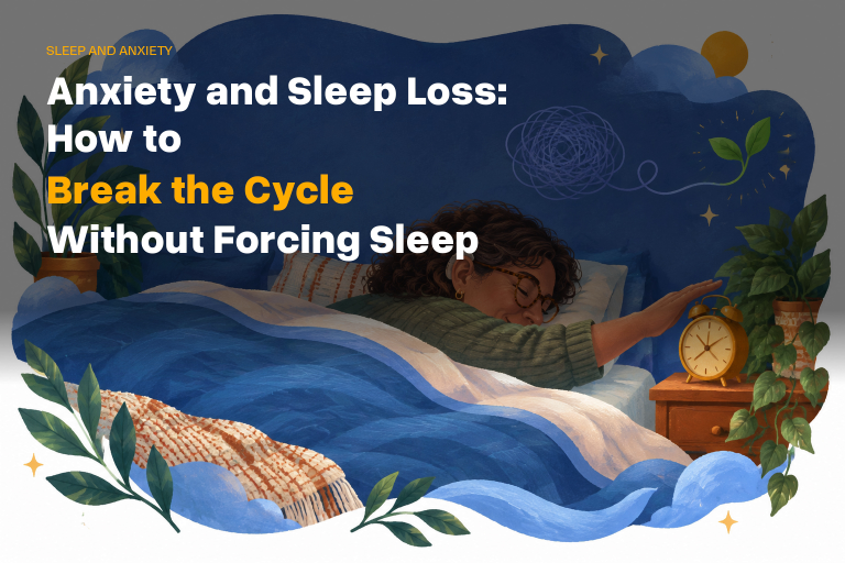 Anxiety and Sleep Loss: How to Break the Cycle Without Forcing Sleep